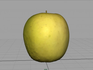 yellow apple 3D मॉडल