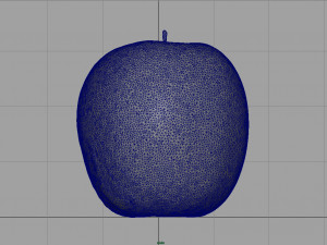 yellow apple 3D मॉडल