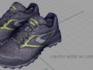 hiking shoes 3D 모델