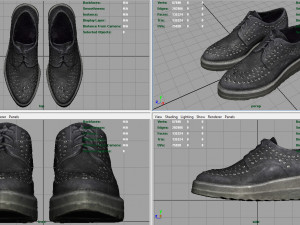 womens shoes 3D मॉडल