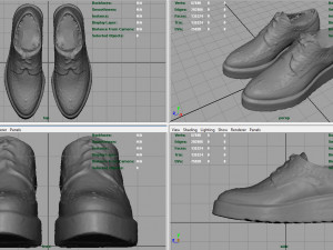 womens shoes 3D मॉडल