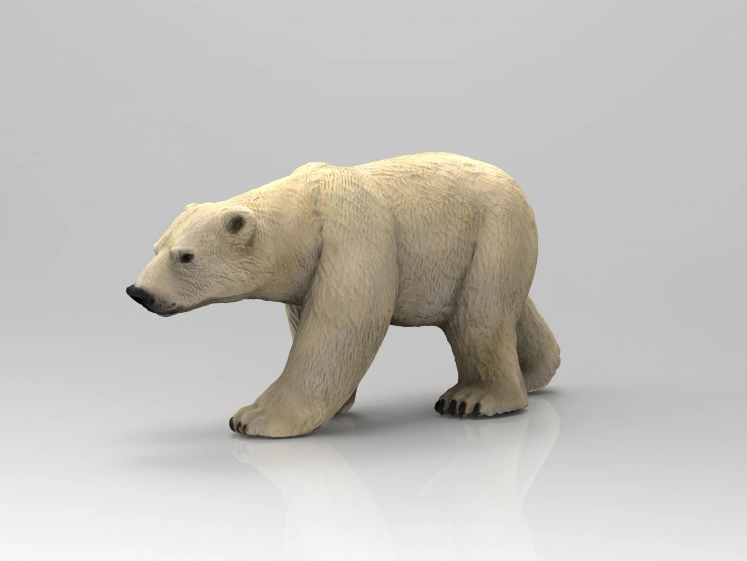 urso polar Modelo 3D .c4d .max .obj .3ds .fbx .stl .blend