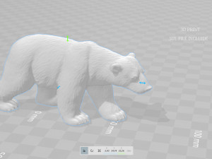 polar bear 3D मॉडल