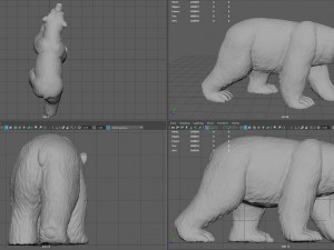 polar bear 3D मॉडल