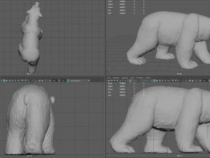 urso polar Modelo 3D