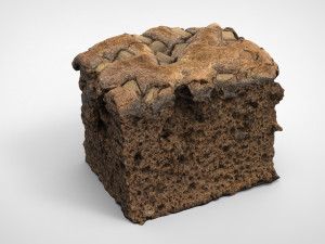 chocolate cake 3D Model