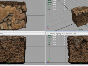 chocolate cake 3D Модель