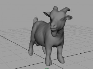 goat 3D-Modell