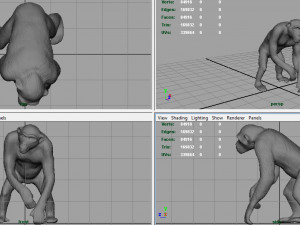 chimpanzee 3D 모델