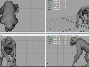 chimpanzee 3D Model