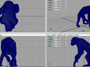 chimpanzee 3D 모델