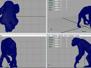 chimpanzee 3D Model