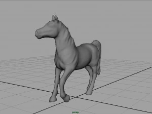 koń Model 3D