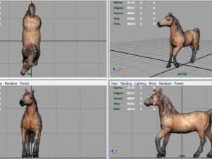 koń Model 3D