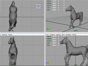 horse 3D-Modell
