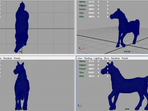 koń Model 3D