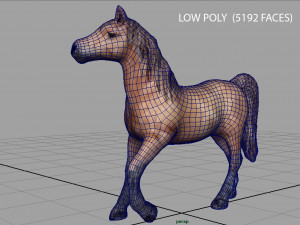 horse 3D-Modell