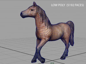 koń Model 3D