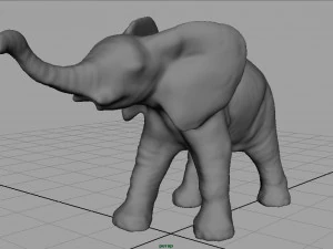 elefante Modello 3D