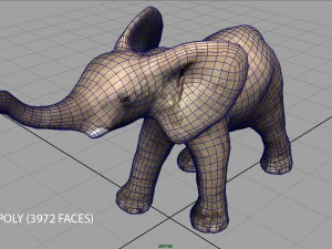 elefante Modello 3D