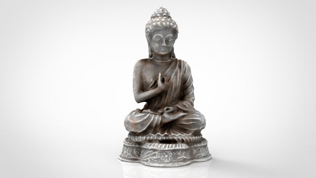 buddha india 3Dモデル .c4d .max .obj .3ds .fbx .stl .blend 