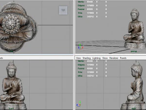 buddha india 3D Model