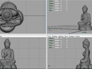 buddha india 3D Model