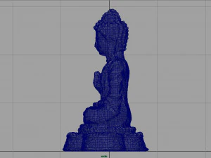 buddha india 3D Model