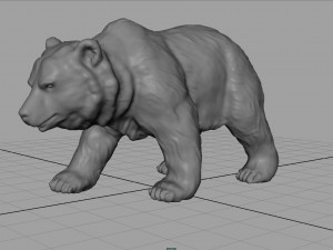 grizzly bear 3Dモデル