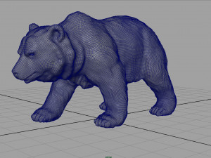 grizzly bear 3Dモデル