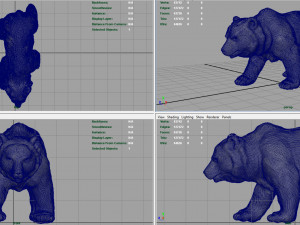 grizzly bear 3Dモデル