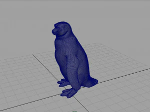 pinguino Modello 3D