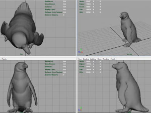 pinguino Modello 3D