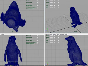 pinguino Modello 3D