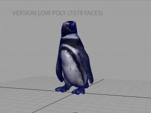 pinguino Modello 3D