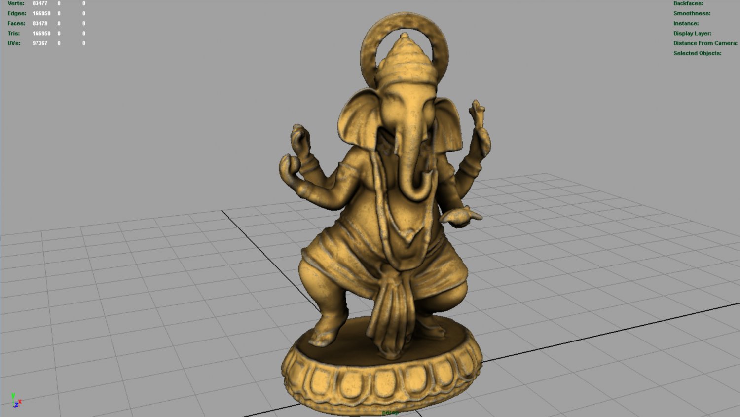 Ganesha 3d Model In Landmarks 3dexport