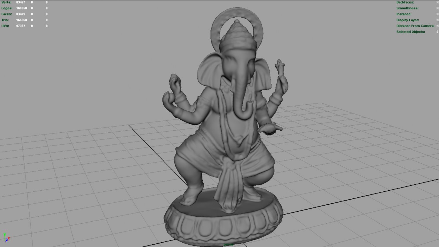 Ganesha 3d Model In Landmarks 3dexport