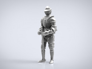 knight statue 3D Model