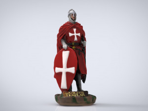 templar knight 3D Model