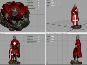 templar knight 3D Model