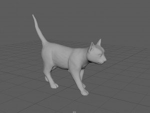 cat Modèle 3D