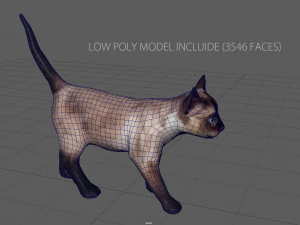 gato Modelo 3D