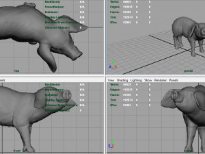 pig 3D मॉडल