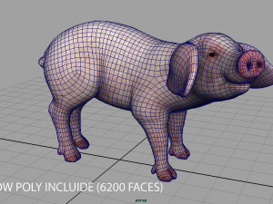pig 3D मॉडल