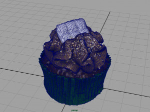 chocolate cupcake 3D Model