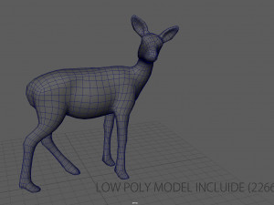 deer 3D मॉडल