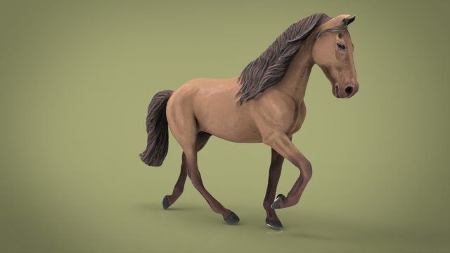 Modelo 3d do cavalo com textura de 9 cores Modelo 3D $99 - .fbx .obj .max -  Free3D