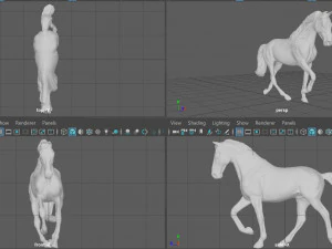 घोड़ा 3D मॉडल