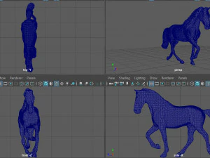 घोड़ा 3D मॉडल
