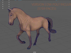 घोड़ा 3D मॉडल